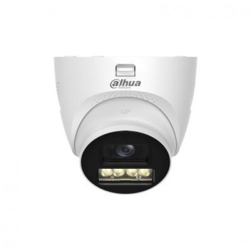 Camara Dahua CCTV, Domo, 2MP, IR 40m, Exterior, IP67, Microfono y altavoz, Audio bidireccional, HDCVI X Plus