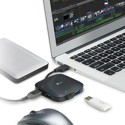 Miniatura 4 de Hub Portatil TP-LINK UH400, 4 Puertos, Usb 3.0, Negro
