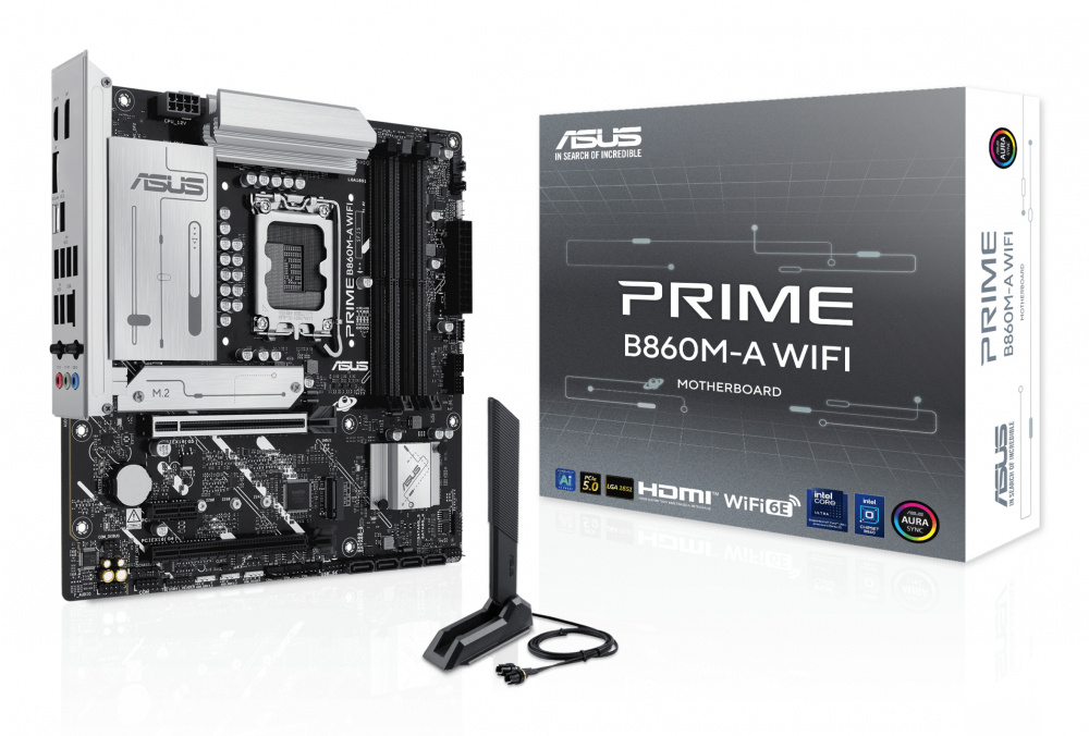 Miniatura 5 de Tarjeta Madre ASUS PRIME B860M-A WIFI, Micro-ATX, LGA 1851, Intel B860, 256GB DDR5, HDMI/DP