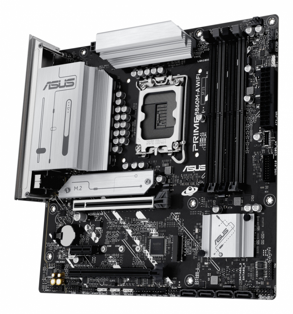 Miniatura 4 de Tarjeta Madre ASUS PRIME B860M-A WIFI, Micro-ATX, LGA 1851, Intel B860, 256GB DDR5, HDMI/DP