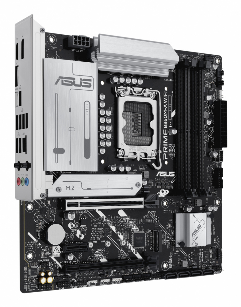 Miniatura 3 de Tarjeta Madre ASUS PRIME B860M-A WIFI, Micro-ATX, LGA 1851, Intel B860, 256GB DDR5, HDMI/DP