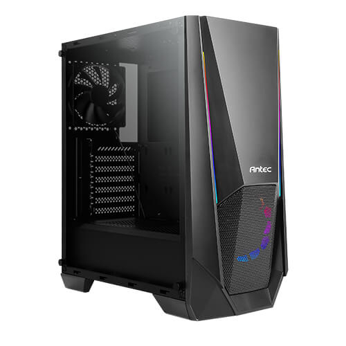 Miniatura 5 de Gabinete Antec VX310 ARGB Midi Tower, Vent. 3x 120 mm, Vent. 1x 120 mm, PSU NO Negro