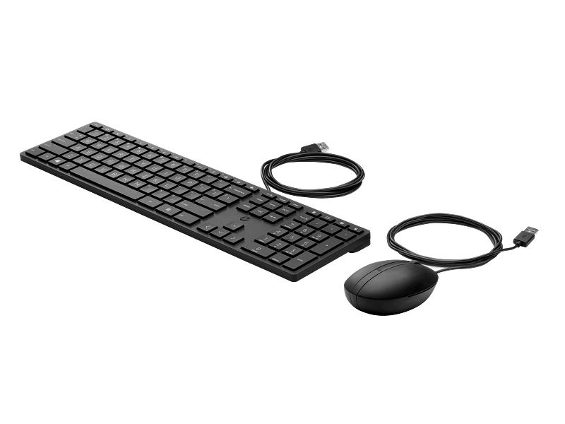 Miniatura 2 de Kit Teclado y Mouse HP 320MK, USB-A, 1000 DPI, Alambrico, Negro