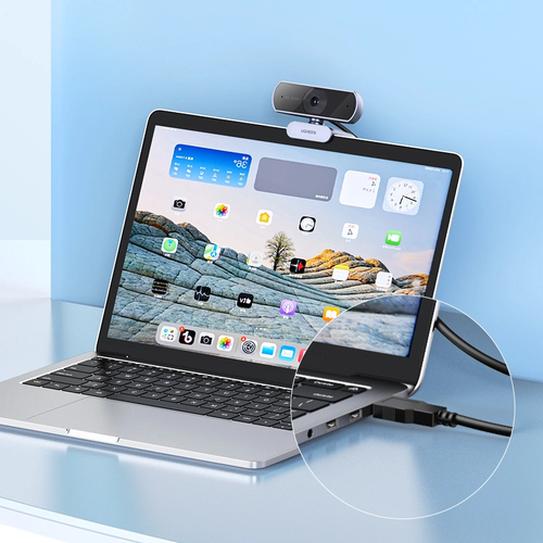 Miniatura 2 de Camara web Ugreen CM678, 2MP, 1920x1080 Pixeles, 1080p, Microfono, USB 3.2 Gen 1, Gris