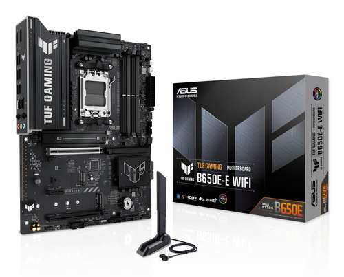 Tarjeta madre ASUS TUF GAMING B650E-E WIFI Socket AM5, 4 DDR5-SDRAM, Wifi