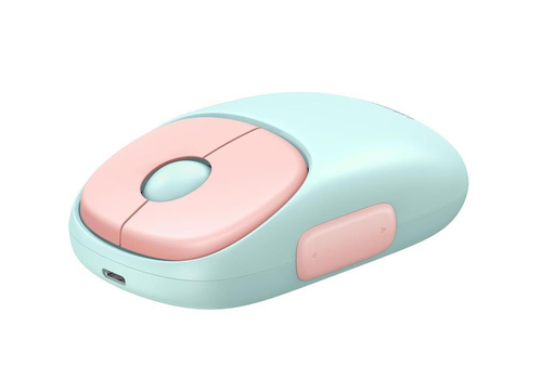 Miniatura 2 de Mouse Ugreen Fun+, 5 Botones, 4000 DPI, RF inalambrico + bluetooth, 10 m, Rosa/Azul