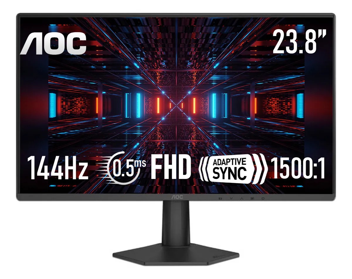 Monitor Gamer AOC 24G50F LCD 23.8, 1920x1080 Full HD, 144Hz, HDMI/DisplayPort, Negro