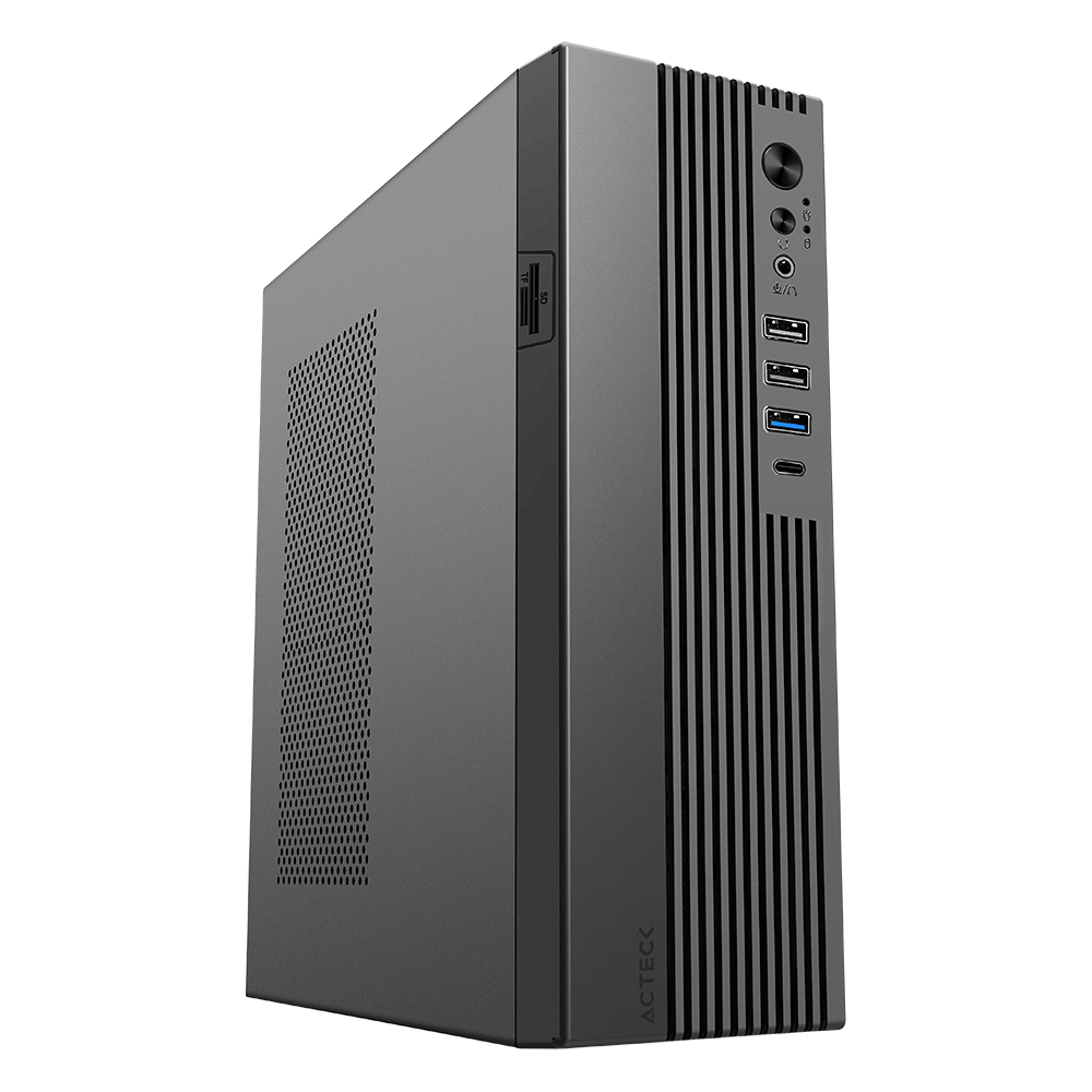 Miniatura 2 de Gabinete Acteck Slim Onex GS450, Mini-Tower, Micro-ATX, USB, Fuente de 400W, 1xVentilador, Negro
