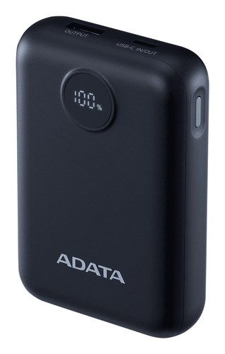 Miniatura 3 de Power Bank ADATA C100, 10000 mAh, USB, Negro