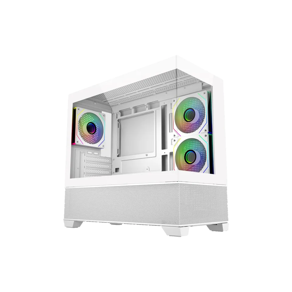 Gabinete Cooler Master ELITE 490, Soporta M-ATX, ITX, PSU-NO, Blanco