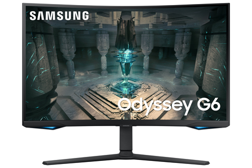 Monitor Samsung Odyssey G65B LED, 32, Quad HD, VA, 240 Hz, 1 ms, FreeSync, Negro