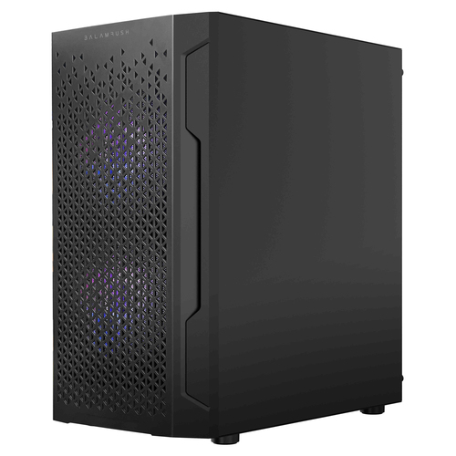 Gabinete Balam Rush artic GI725 Negro-Gris, Midi Tower, Micro ATX, Mini-ITX, Ventana lateral, Negro