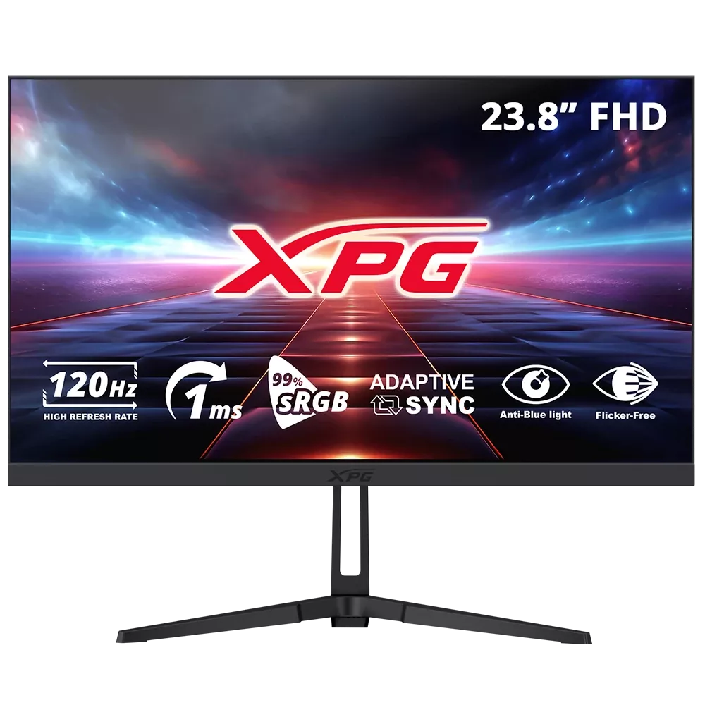Monitor Gamer XPG RIFT R24F2 LED 23.8, 1920x1080 Full HD, 120Hz, HDMI/DP, Negro