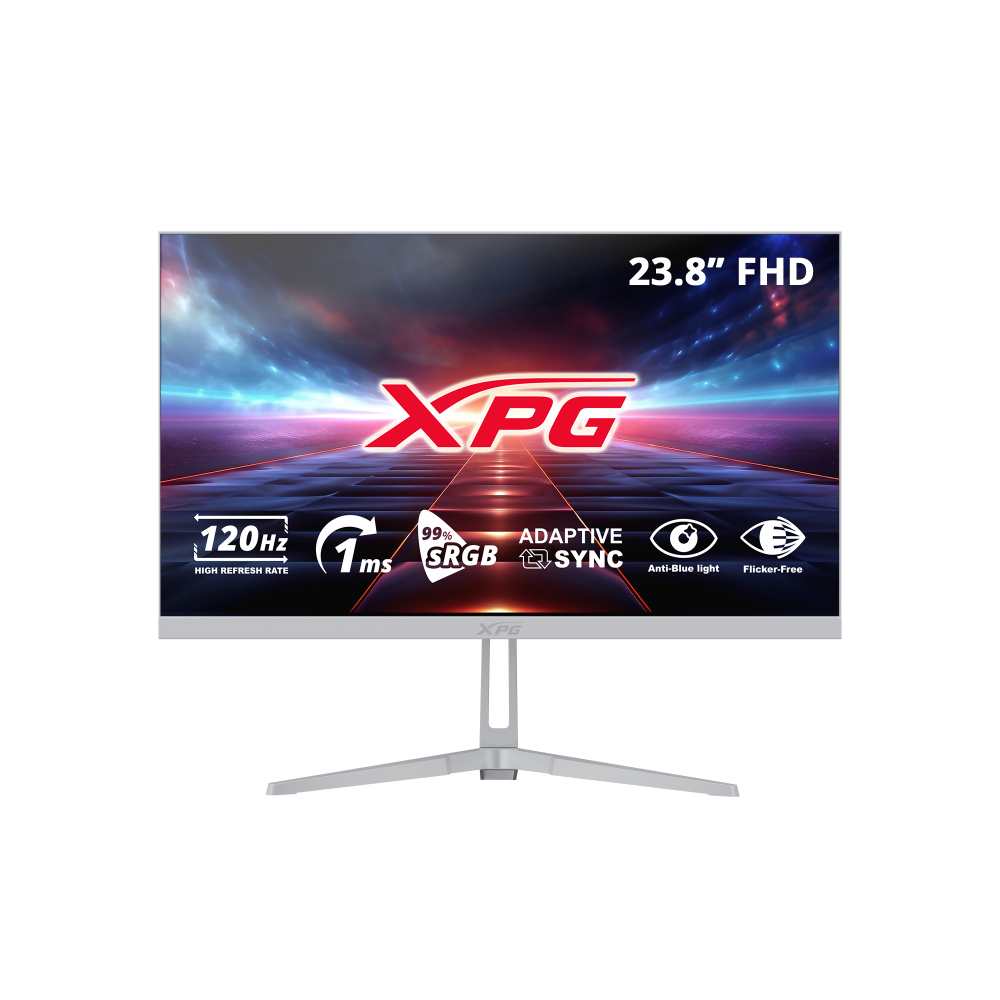 Monitor Gamer XPG RIFT R24F2 LED 23.8, 1920x1080 Full HD, 120Hz, HDMI/DP, Blanco
