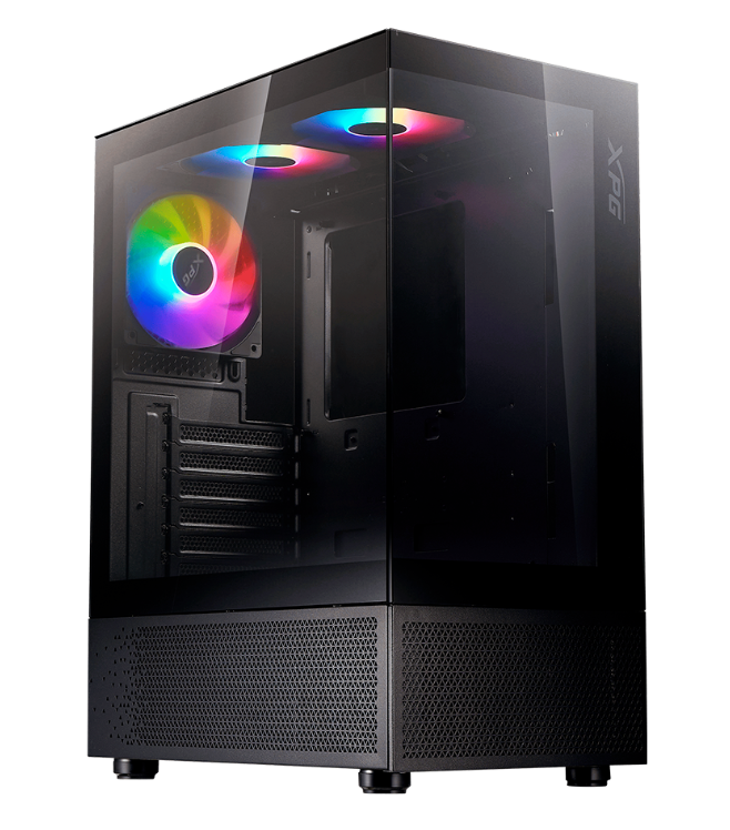 Gabinete XPG Invader x Mini, Mini-Tower, ATX/Micro-ATX, USB 3.0, sin Fuente, 5 Vent Instalados, Negro
