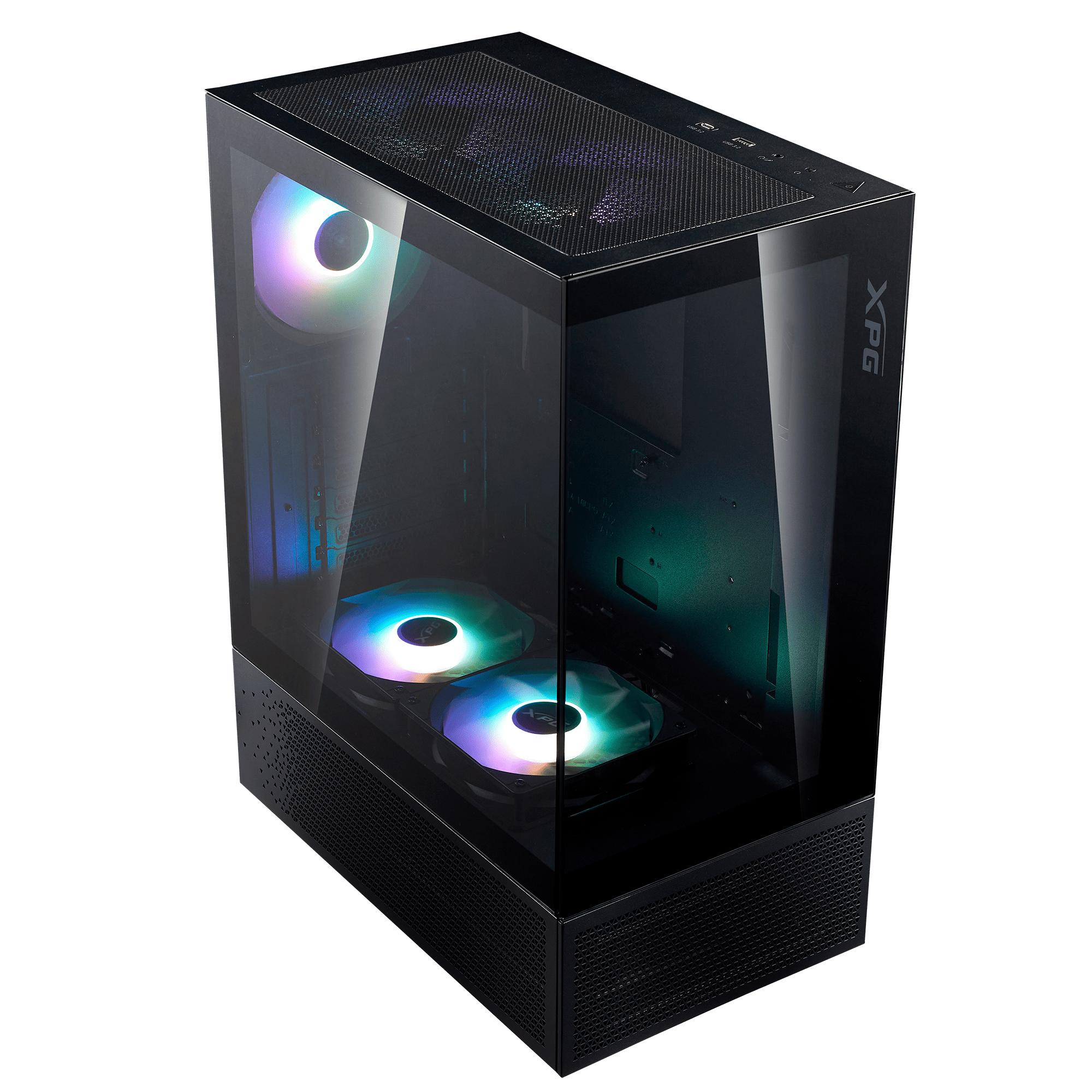 Miniatura 2 de Gabinete XPG Invader x Mini, Mini-Tower, ATX/Micro-ATX, USB 3.0, sin Fuente, 5 Vent Instalados, Negro