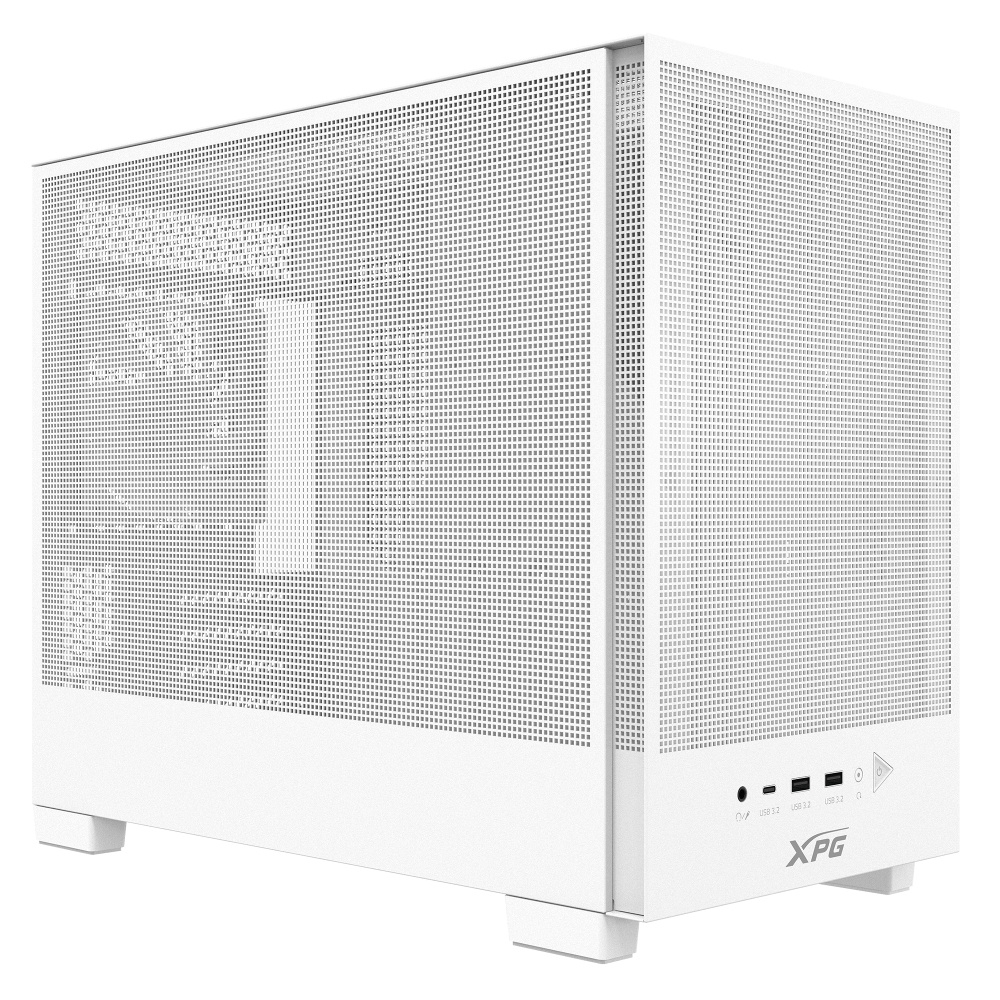 Gabinete XPG VALOR MESH NANO, Midi-Tower, Micro-ATX/Mini-ITX, USB 3.0, sin Fuente, 1 Ventilador Instalado, Blanco