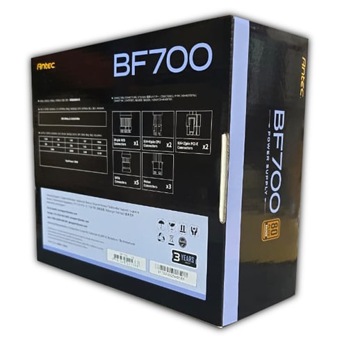 Miniatura 4 de Fuente De Poder Antec BF700, 700w, 80 Plus Bronce, Negro