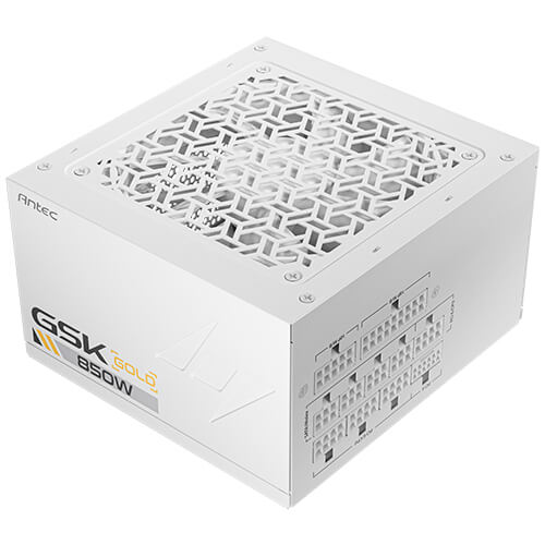 Fuente De Poder Antec GSK850 White, 850W , 80 Gold, Full modular, DC, Hybrid, ATX 3.1, PCIe 5.1, Blanco