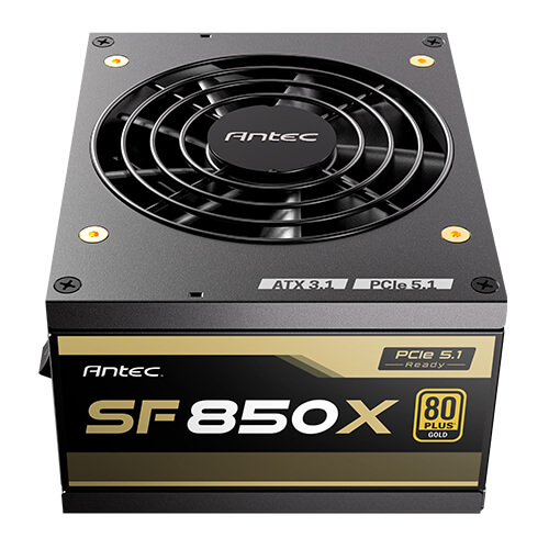 Miniatura 2 de Fuente De Poder Antec SF850X, 850 , 80 Gold, Full modular, SFX, Negro