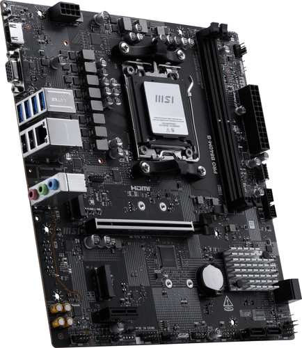 Miniatura 5 de Tarjeta Madre MSI PRO B840M-B, Micro-ATX, Socket AM5, 128GB DDR5, HDMI para AMD