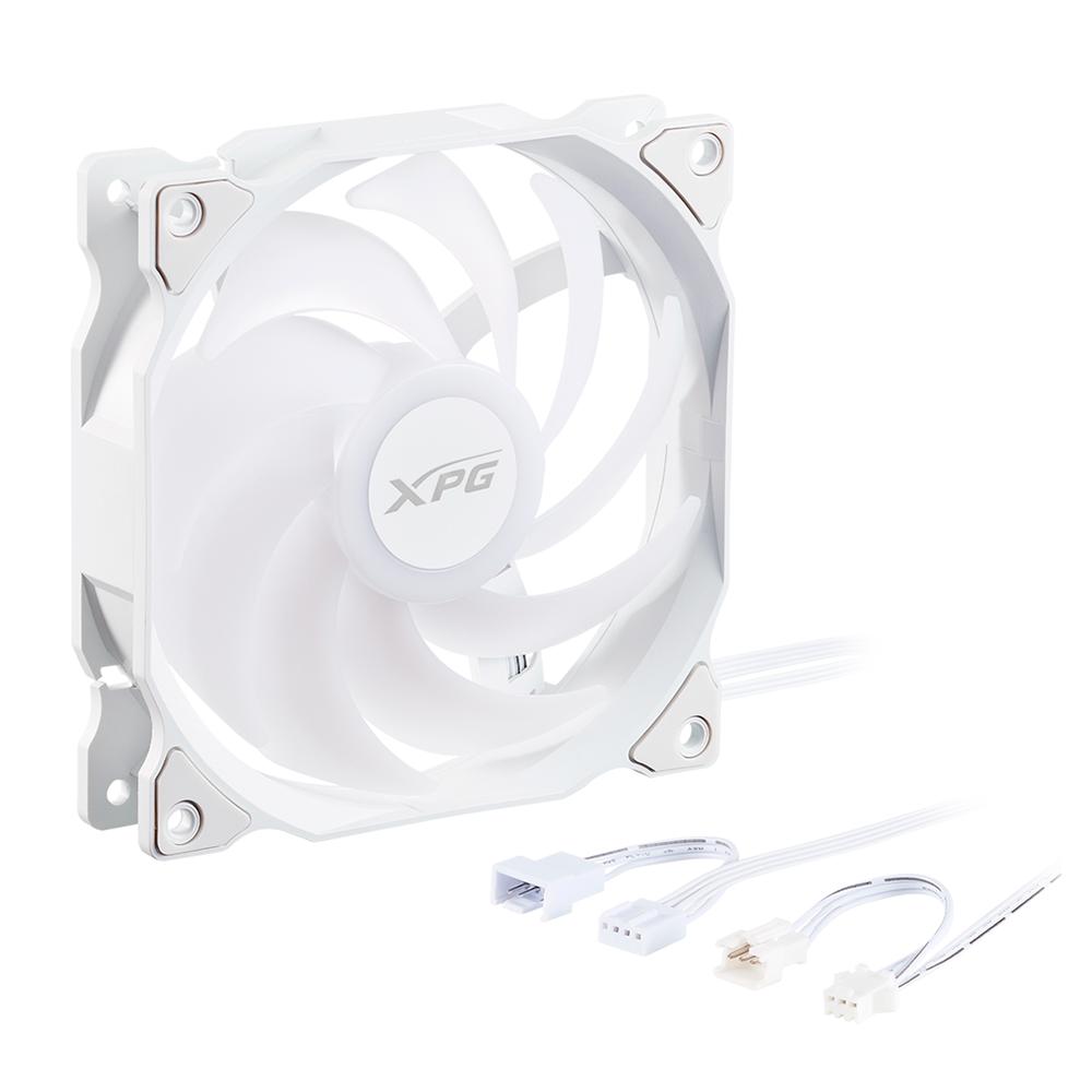 Miniatura 3 de Kit de 3 Ventiladores XPG VENTO 120 ARGB PWM, ARGB, Blanco