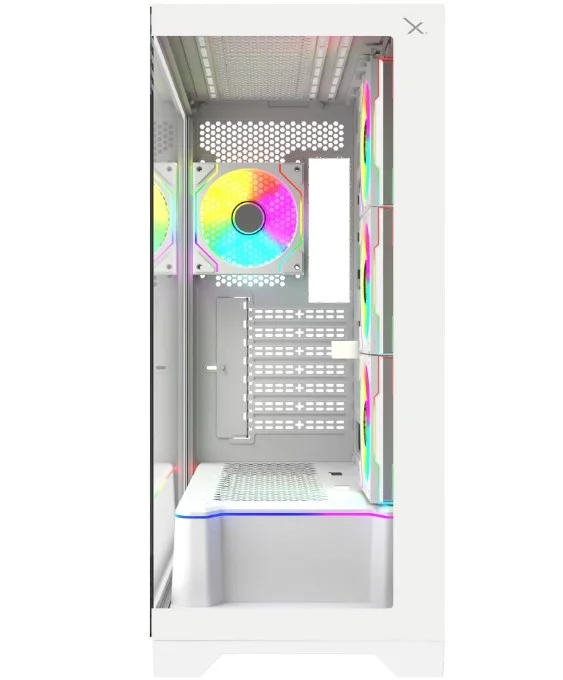 Miniatura 3 de Gabiente Gamer XZEAL XZ160, Soporta EATX, ATX, M-ATX, M-ITX, PSU NO, Blanco