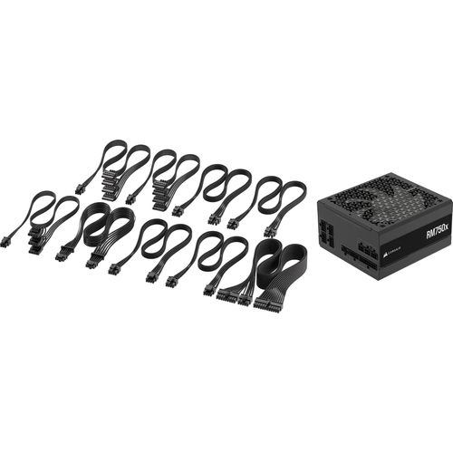 Miniatura 3 de Fuente De Poder CORSAIR RM750x, 750W, 80 Plus Gold, Full-Modular, ATX 3.1, Negro