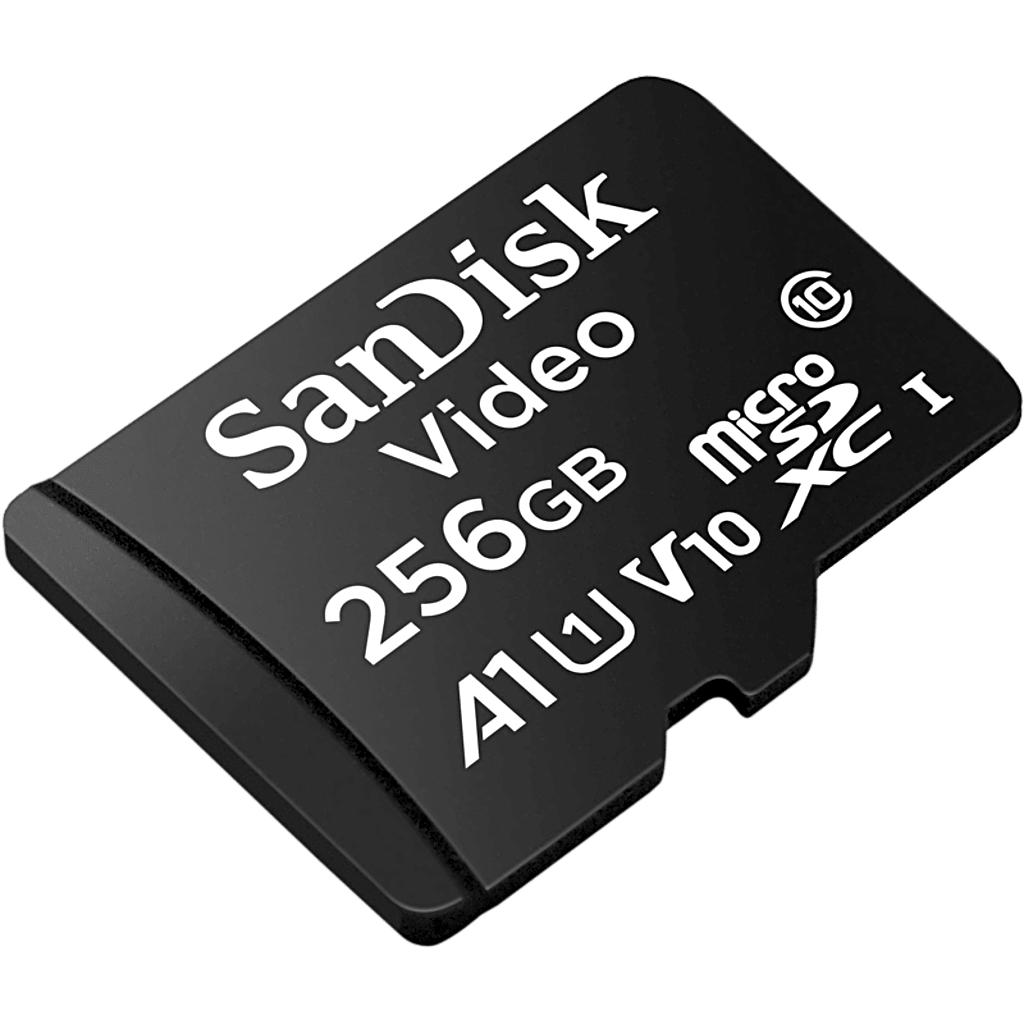 Miniatura 2 de Memoria Micro SD SanDisk Video, 256GB, UHS-I, Clase 10, Videovigilancia 24/7