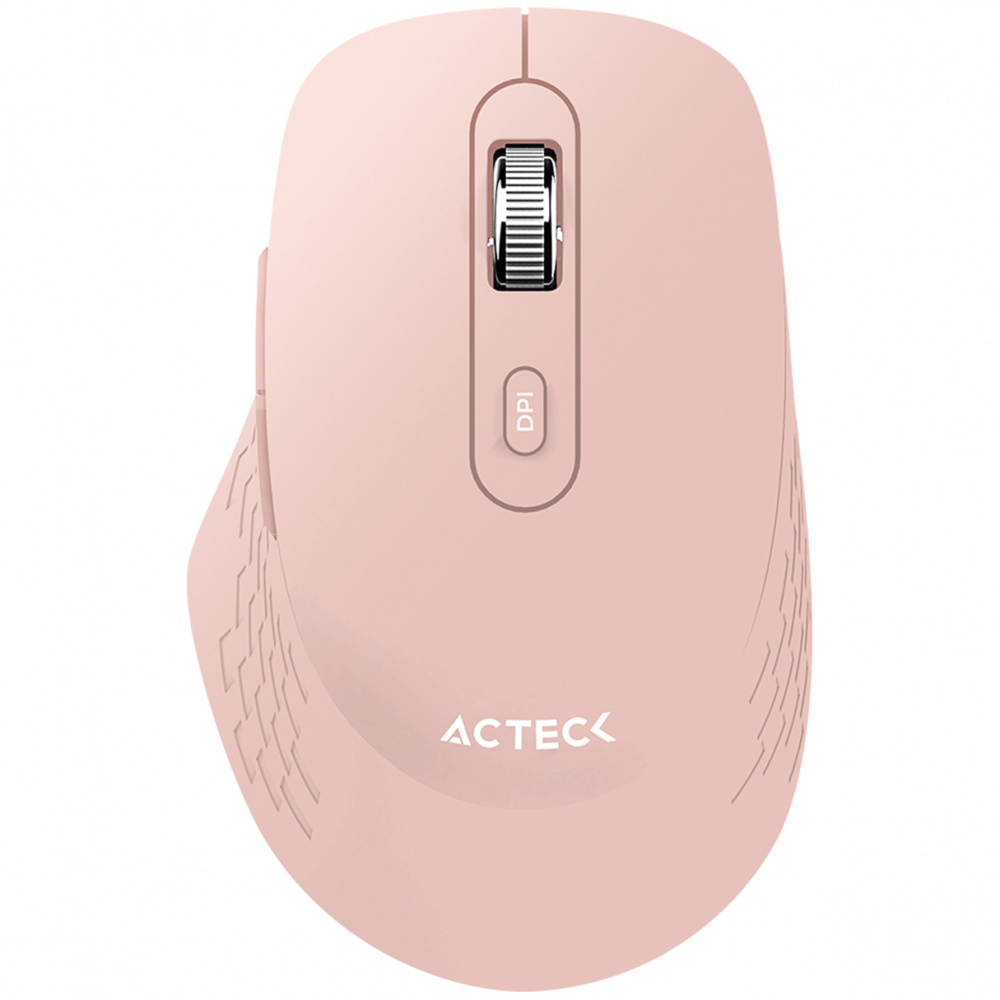 Miniatura 2 de Mouse Acteck Optimize Flow MI480, Inalambrico, Optico, 1600DPI, RF Inalambrico, Rosa