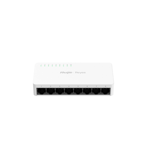 Switch Ruijie Networks RG-ES08F No administrado, RJ-45 8, Fast Ethernet (10/100), Blanco