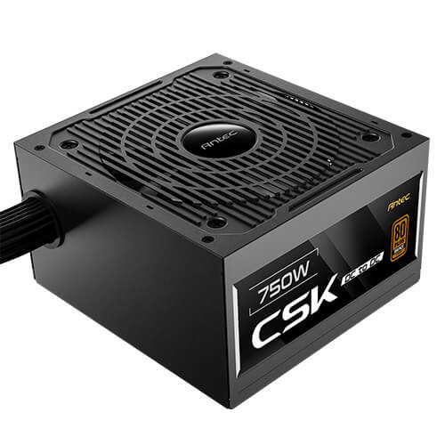Fuente De Poder Antec CSK750 DC, 750W , 80 plus Bronze, PCIE 5.1, Negra