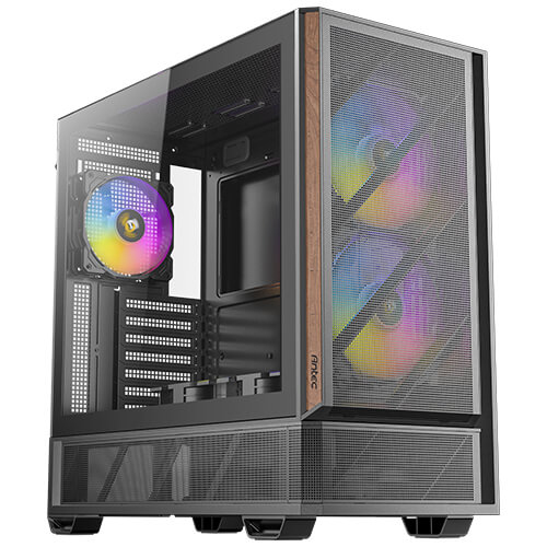 Gabinete Antec P30 ARGB Midi Tower, 3x Ventiladores, Negro