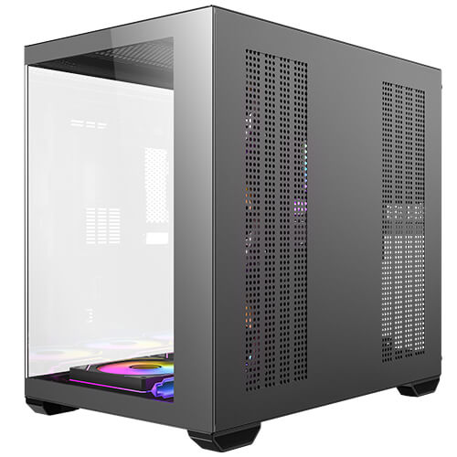 Miniatura 3 de Gabinete Antec CX Mirror, Mid Tower, Vista panoramica, 7x ventiladores, Negro