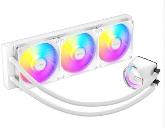 Enfriamiento liquido Antec, Skeleton 360 ARGB Performance, Intel/AMD, Blanco
