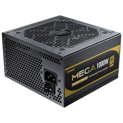 Miniatura 4 de Fuente de poder Antec MEGA, 1000 W, 80 Plus GOLD, Full Modular, ATX 3.1, PCIe 5.1, Negra
