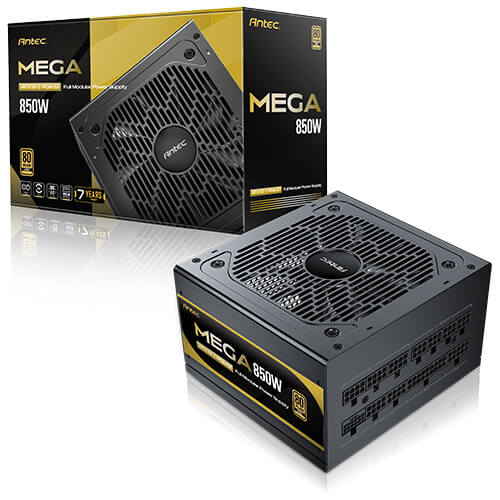 Miniatura 5 de Fuente De Poder Antec MEGA 850W, 80 PLUS GOLD, FULL MODULAR ATX 3.1, PCIE 5.1, Negro