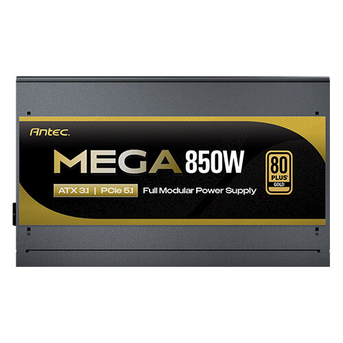 Miniatura 2 de Fuente De Poder Antec MEGA 850W, 80 PLUS GOLD, FULL MODULAR ATX 3.1, PCIE 5.1, Negro