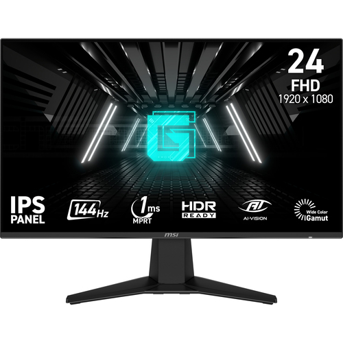 Monitor MSI G242L E14 LCD, 23.8, Full HD, IPS, 144 Hz, 1 ms, FreeSync, Negro