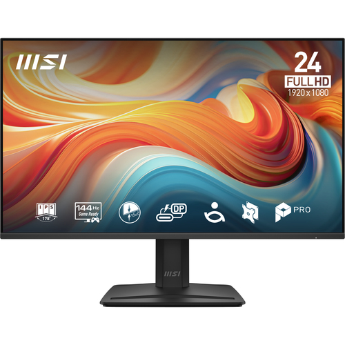 Monitor MSI Pro MP242 E14A LCD, 23.8, Full HD, IPS, 144 Hz, 4 ms, Negro