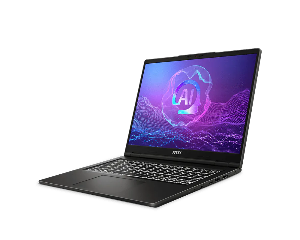 Laptop Gaming MSI VENTURE A14 AI+ A3HMG, 14 FHD 144HZ, AMD RYZEN AI 5 340 HASTA 4.8 GHZ, DDR5 16GB 512 SSD, WIN 11 PRO, INCLUYE BACKPACK