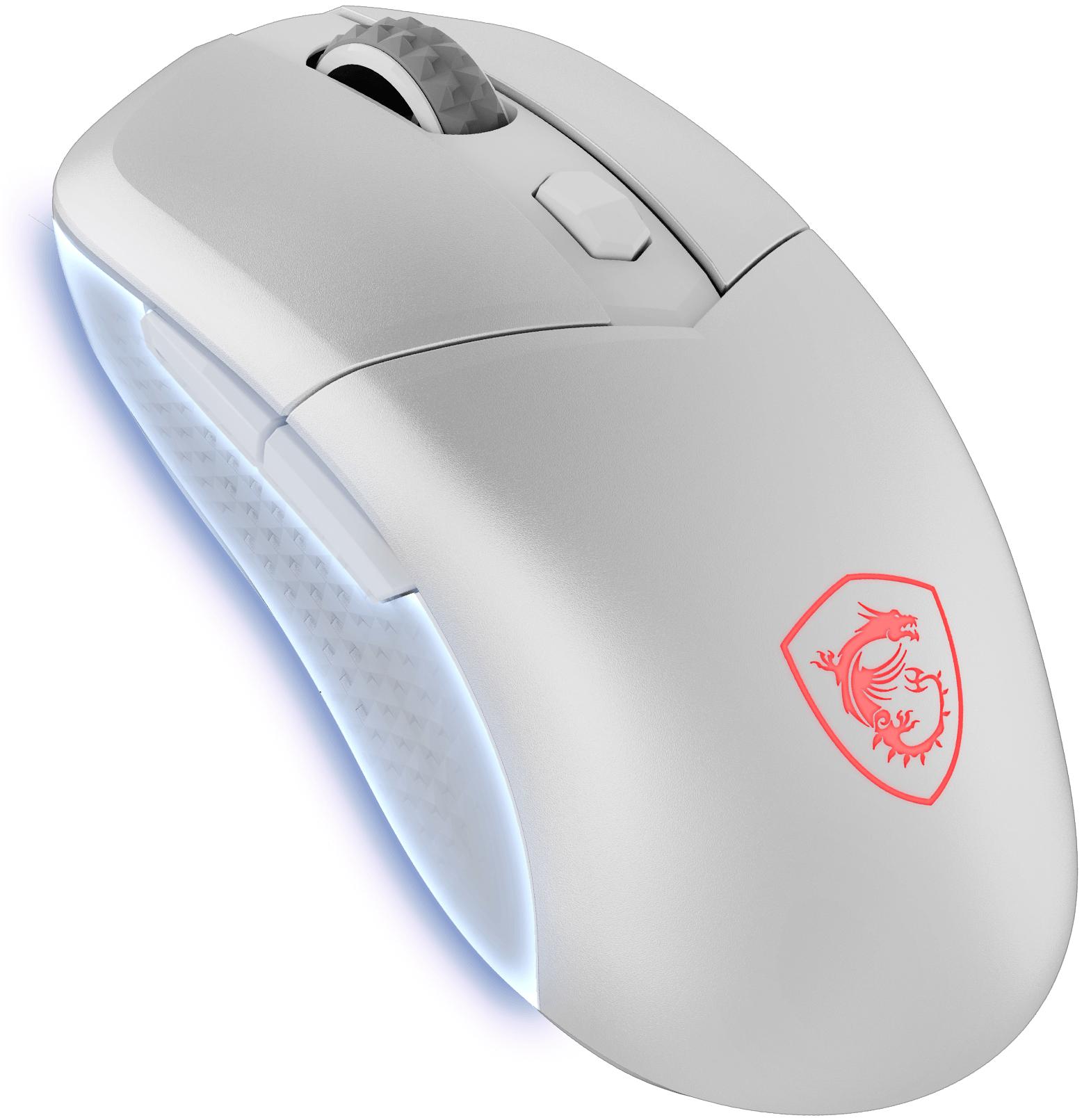 Miniatura 2 de Mouse Optico MSI VERSA 300, 6 Botones, 8000 DPI, RF Wireless, Bluetooth, Blanco