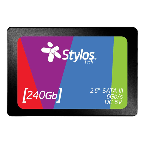 SSD Stylos STMSSD2B, 240GB, 2.5, 460MB/s Escritura, 520MB/s Lectura, SATA III