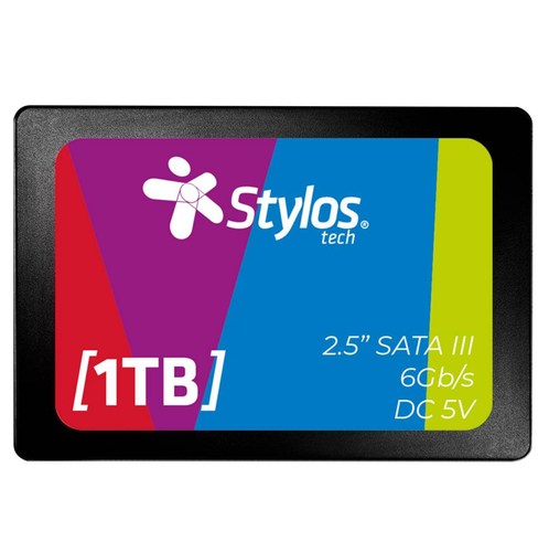 SSD Stylos STMSSD4B, 1TB, 2.5, 460MB/s Escritura, 520MB/s Lectura, SATA III