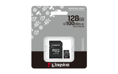 Miniatura 2 de Memoria MICROSDXC Kingston Technology Industrial 128 GB, Velocidad 100 MB/s, Clase 10