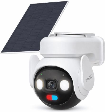 Camara IP Imou, Domo AOV PT, 5MP, Conexion dual 4G+Wi-Fi, Micro SD, Audio bidireccional, Sirena, Incluye Panel Solar