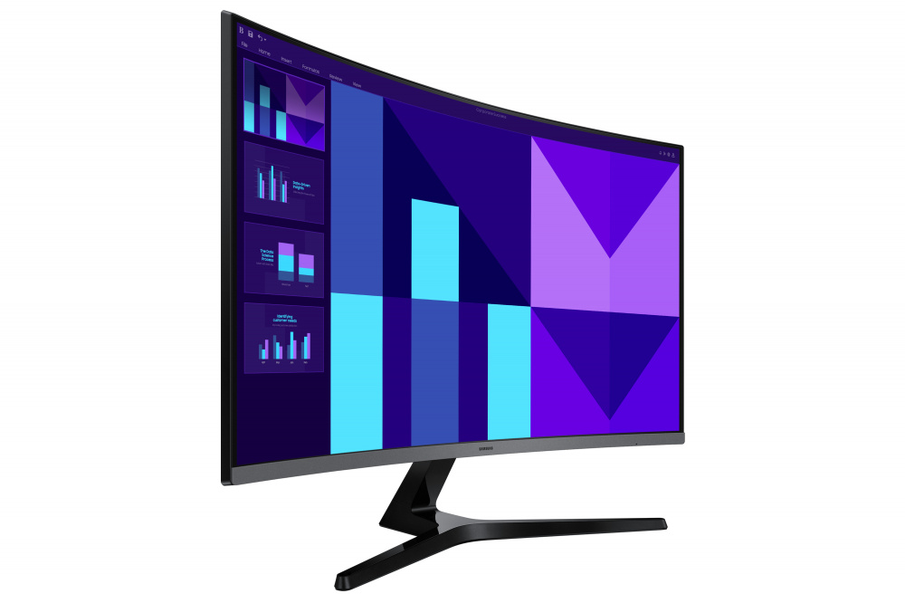 Miniatura 2 de Monitor Curvo Samsung Essential S3 S39GD LCD 32, 1920x1080 Full HD, 100Hz, HDMI, Negro