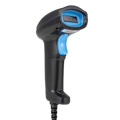 Lector De Codigo De Barras HOSTECH HT-200, USB, Escaneo 1D/2D, Sensor Laser, Negro