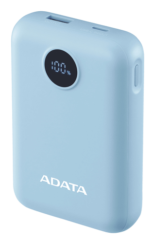 Miniatura 4 de Power Bank ADATA C100 10000 mAh, USB, Azul claro