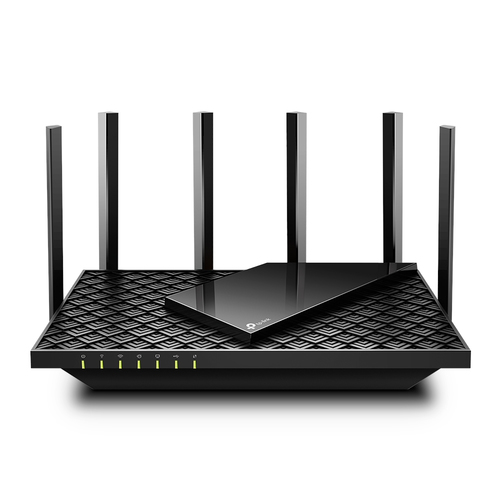 Ruteador Inalambrico TP-Link Archer AX72 6 ant., Wi-Fi 6 (802.11ax), 4 RJ-45, 5400 Mbit/s, Negro